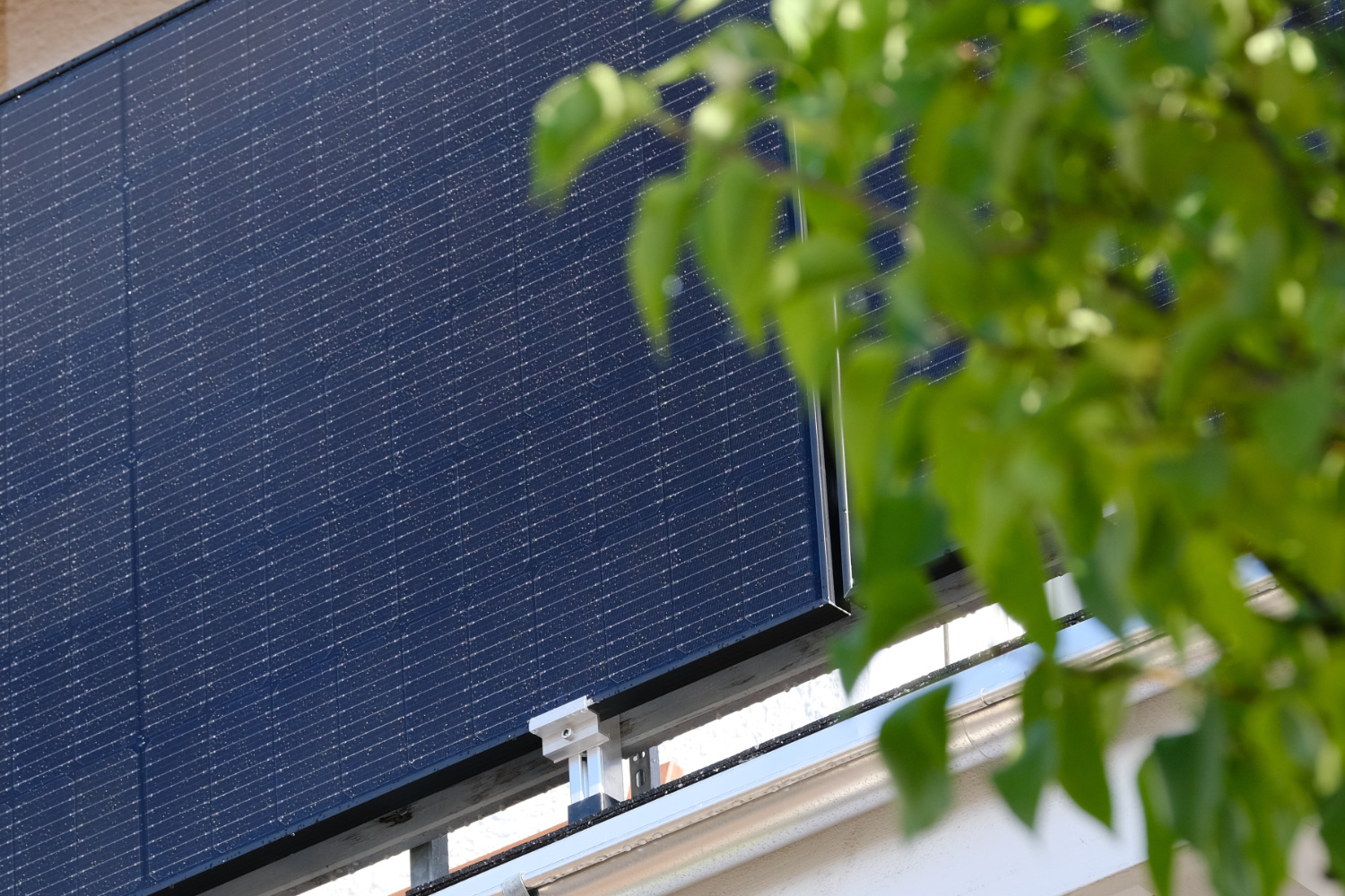 Umweltfreundliche Balkonsolaranlage